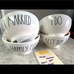 4  bowl set  Brandnew Rae Dunn